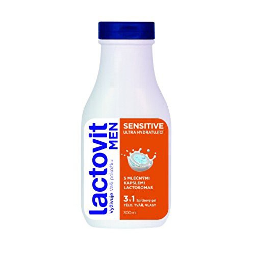 Lactovit 300ml men Sensitiv | Toaletní mycí prostředky - Sprchové gely - Pánské Lactovit 300ml men Sensitiv | Toaletní mycí prostředky - Sprchové gely - Pánské